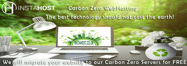 InstaHost Carbon Zero, Eco Friendly Green Hosting